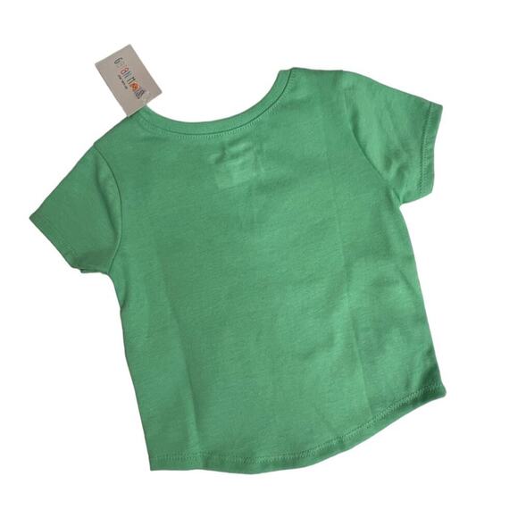 Garanimals Size 0 - 3 Months Baby Girls 2pcs Denim shorts shirt Rainbow Sun Set - Picture 10 of 10